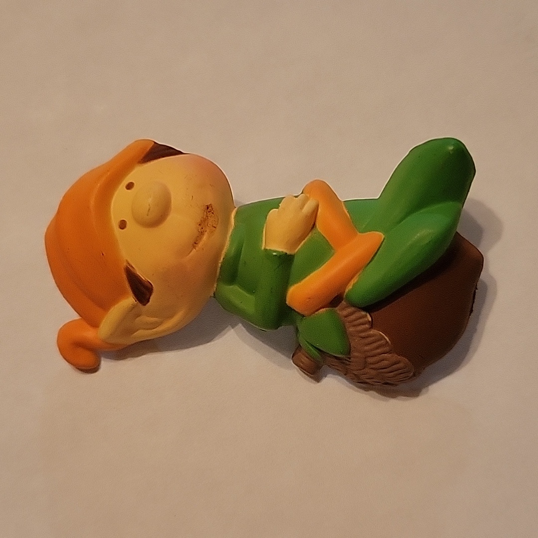 Vintage 1983 Leprechaun W/ Acorn American Greeting Pin Brooch